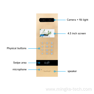 Video Doorbell Phone Access Control System With RFID